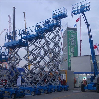 Piattaforma elevatrice a forbice elettrica leggera